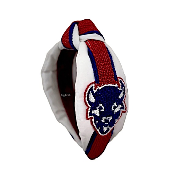 Buffalo Bills Football Headband, Game Day Knot Headband, Lily Posh - Picture 1 of 4